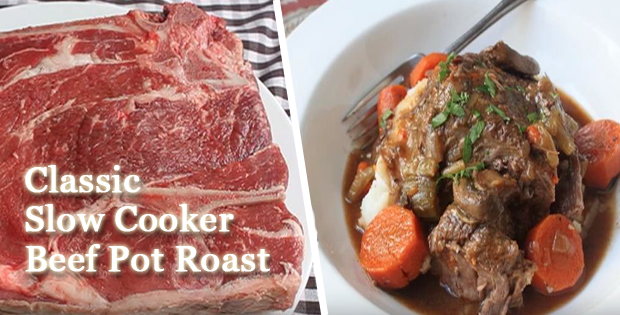 [VIDEO] Classic Slow Cooker Beef Pot Roast Recipe