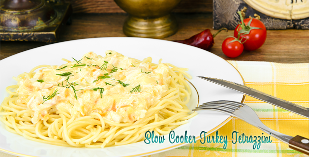 A Fantastic Slow Cooker Turkey Tetrazzini