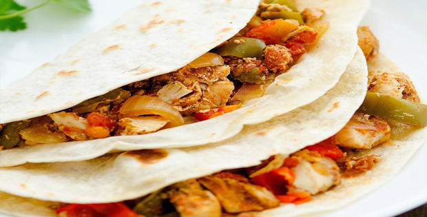 Appetizing Chicken Fajitas Slow Cooked In A Crock Pot