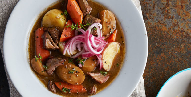 Very Delectable Red-Eyed Brisket Stew In A Crock Pot