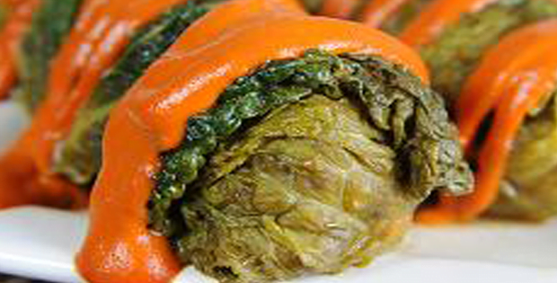 Scrumptious Barley-Stuffed Cabbage Rolls With Pine Nuts And Currants