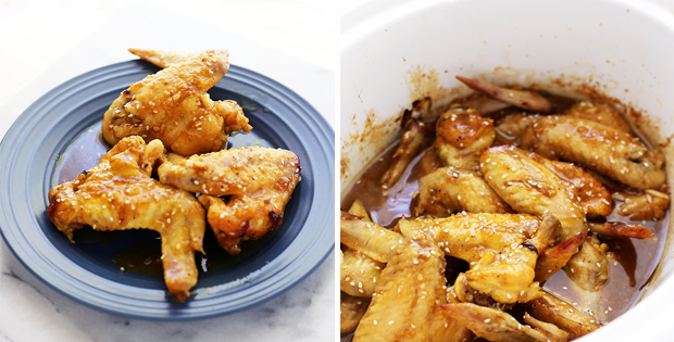 Crock Pot Honey Mustard Chicken Wings