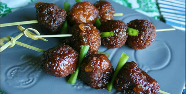 The Tangiest Crockpot Orange Glazed Meatballs