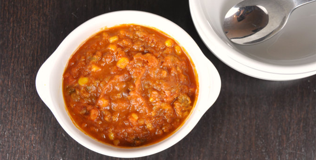 A Hearty Slow Cooker Turkey Pumpkin Chili