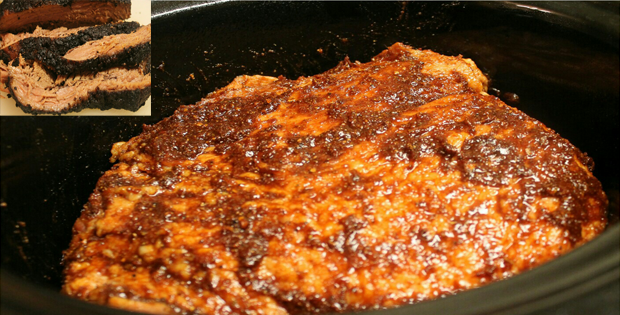 The Most Tender Slow Cooker Beef Brisket Ever [VIDEO]