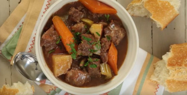 Exceptionally Tender Slow Cooker Beef Stew [VIDEO]
