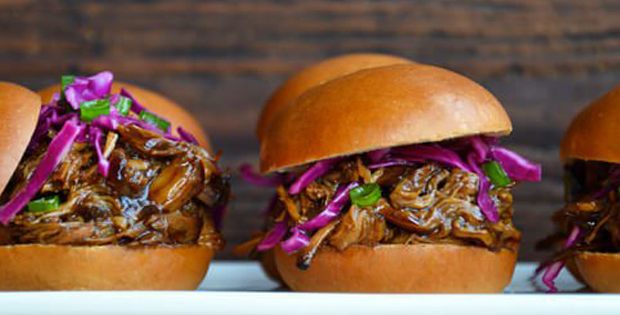 Slow Cooker Balsamic Honey Pulled Pork