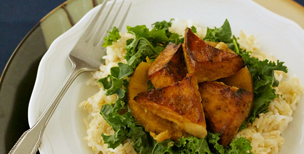 A Super Hearty Slow Cooked Teriyaki Tofu