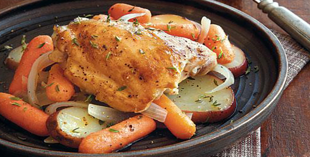 Slow Cooker Chicken With Carrots And Potatoes
