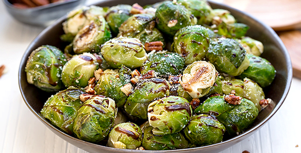 A Very Indulging And Hearty Slow Cooker Balsamic Brussels Sprouts