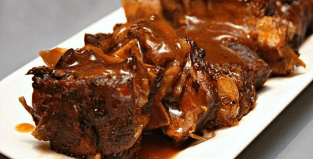 Utterly Delicious Slow Cooker Beer Braised Short Ribs