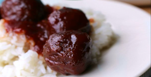 The Easiest 3-Ingredient Crock Pot Meatballs Ever