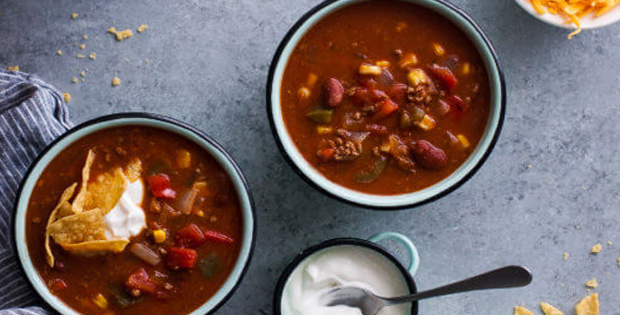 A Super Healthy And Effortless Crock Pot Taco Soup