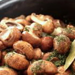 Tremendously Flavorful Slow Cooker Marinated Mushrooms