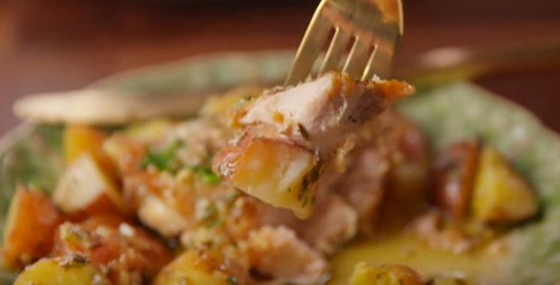 Find Out Why This Slow-Cooker Garlic Parm Chicken Is Going Viral [VIDEO]
