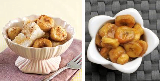 Low Calorie Slow Cooker Bananas Foster