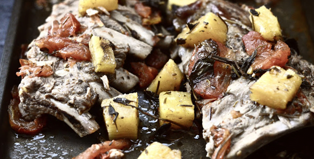 Gluten Free Slow Cooker Pineapple Pork Ribs