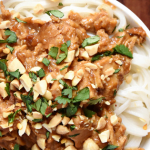 Slow Cooker Thai Chicken With Peanut Sauce