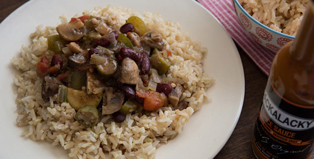 A Super Healthy Slow Cooker Vegetarian Gumbo