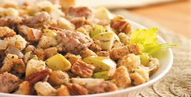 Low Fat Slow-Cooked Sausage Dressing