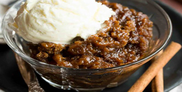 An Indescribable Slow Cooker Gingerbread Pudding Cake