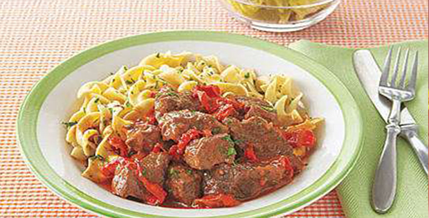 A Hearty Slow Cooker Hungarian Beef Goulash