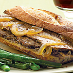 Slow Cooker Roast Beef French Dip Sandwiches