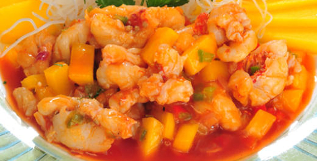 Enjoy A Seafood Treat With This Slow Cooker Sweet And Sour Shrimp