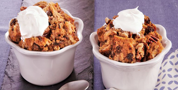 Slow Cooker Cinnamon-Raisin Bread Pudding