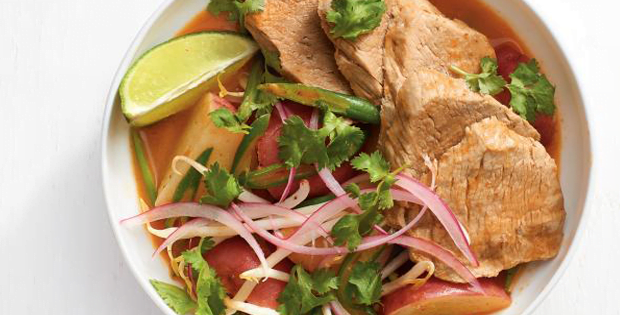 Hot And On A Roll With This Slow Cooker Pork Curry