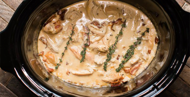 [VIDEO] Slow Cooker Chicken With Bacon Gravy