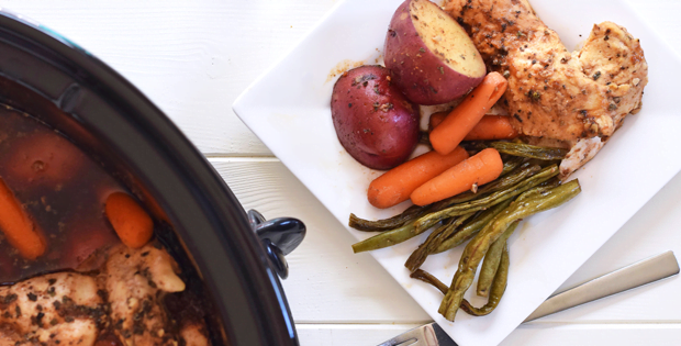 Crock Pot Honey Garlic Chicken And Veggies