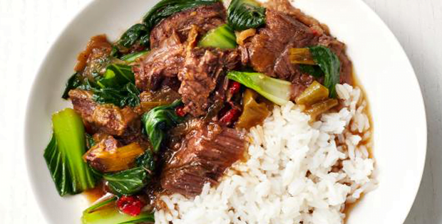 Slow Cooker Chinese Beef And Bok Choy