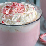 Slow Cooker Candy Cane White Hot Chocolate