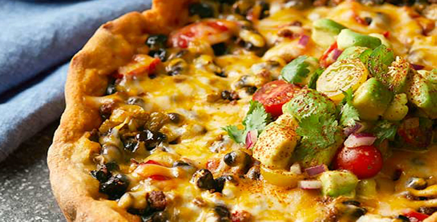 Slow Cooker Chorizo And Black Bean Pizza Pie