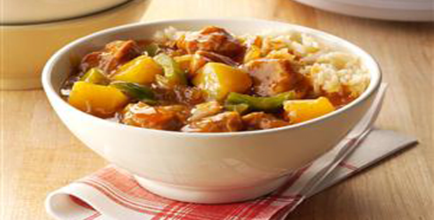 Slow Cooker Sweet And Sour Pork