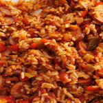Slow Cooker Sausage Spanish Rice