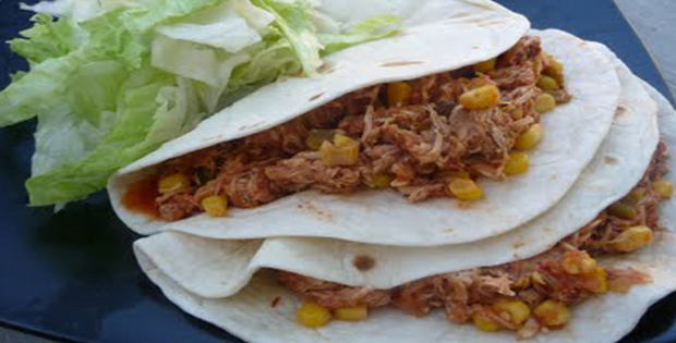 Slow Cooker Lime Chicken Tacos