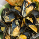 Slow Cooker Mussels With A Creamy Wheat Beer And German Mustard Sauce