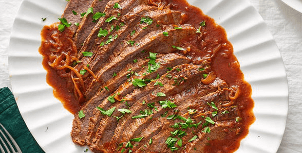 Sweet And Tangy Slow Cooker Brisket