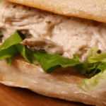 Slow Cooker Chicken Caesar Sandwiches