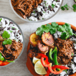 Slow Cooker Shredded Mexican Beef Bowls