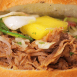 Slow Cooker Bourbon-Mango Pulled Pork