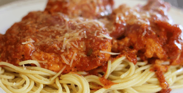 Crock Pot Chicken Parmesan