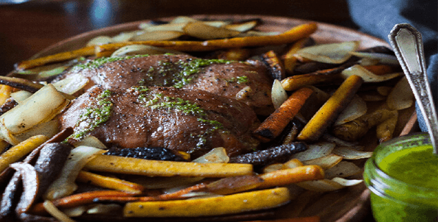 Slow Cooker Pork Roast With Sugar Free Chimichurri Sauce