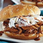 Crock Pot Pork and Slaw Sandwiches