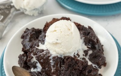 Delicious Moist Brownie Pudding