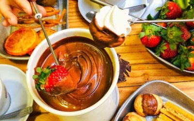 Celebrate Halloween With a Slow Cooker Candy Bar Fondue