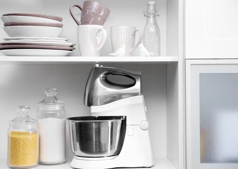 Small Kitchen Appliance Storage 